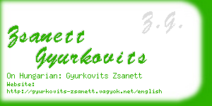 zsanett gyurkovits business card